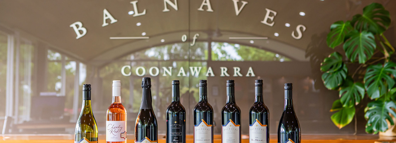 Balnaves of Coonawarra wine bottles 